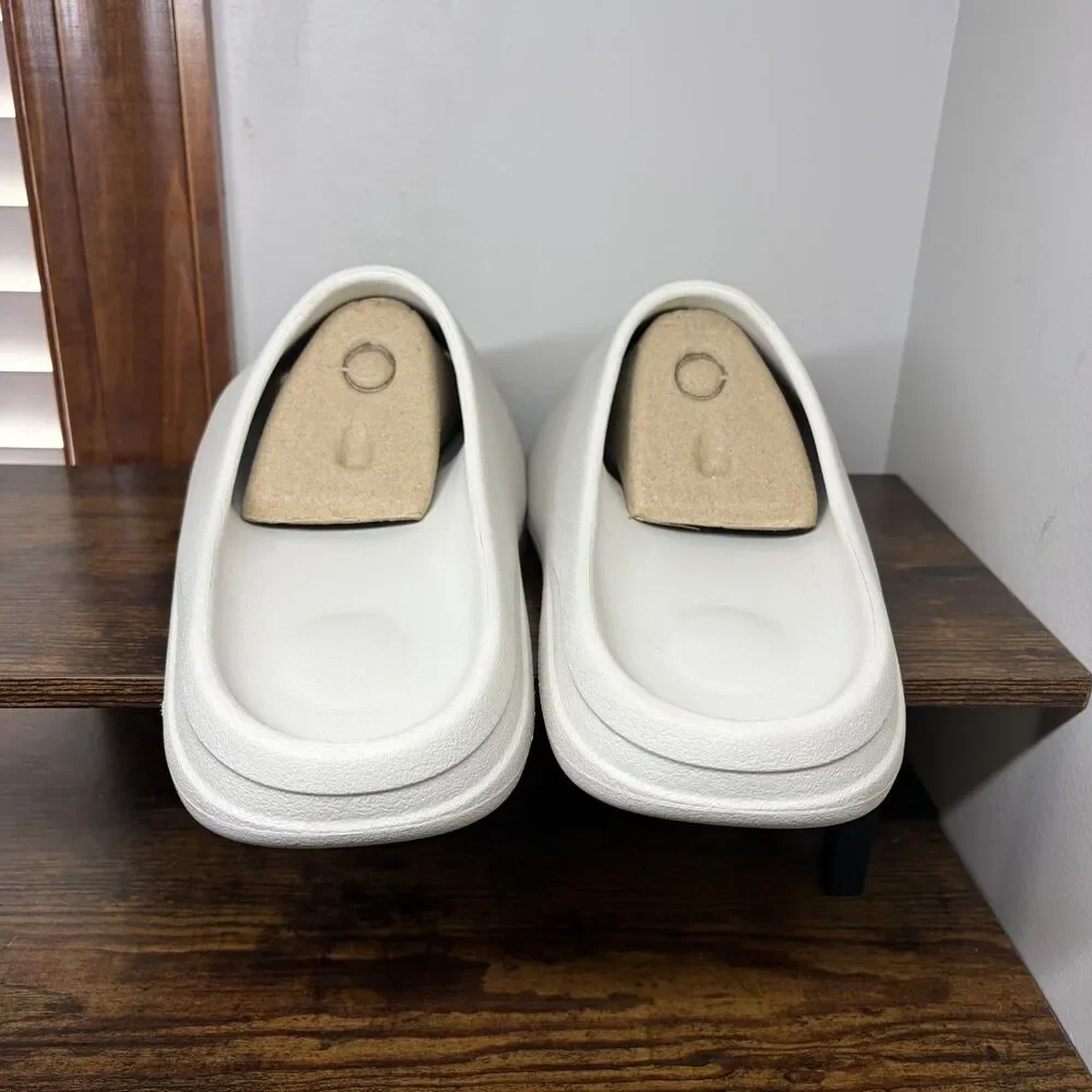Size 12 - Men's YZY Yeezy YS-01 Cream Foam Slides Sandals